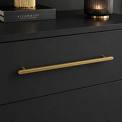 System Mobilya Kulbu Gold Branch Renk 608mm Kulp (SY8702 0608 GB-GB) - 1