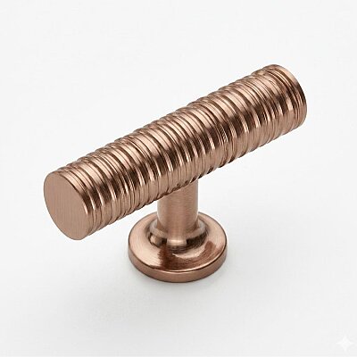 System Düğme Mobilya Kulbu Rose Renk 8mm Kulp (SY9208 0008 RS-RS) - System (1)