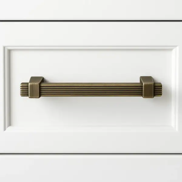 System Mobilya Kulbu Antik Renk 128mm Kulp (SY9223 0128 ABM-ABM) - 1