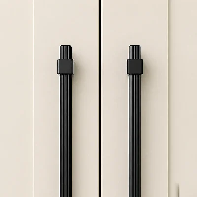 System Mobilya Kulbu Siyah Renk 128mm Kulp (SY9223 0128 AL6-AL6) - 1