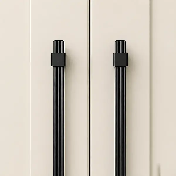 System Mobilya Kulbu Siyah Renk 128mm Kulp (SY9223 0128 AL6-AL6) - 1