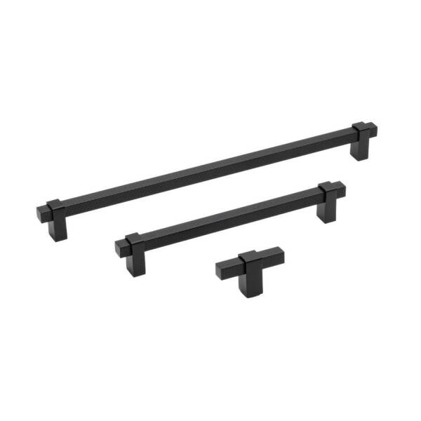 System Mobilya Kulbu Siyah Renk 320mm Kulp SY9223 0320 AL6-AL6 - 1