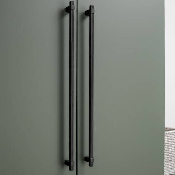 System Mobilya Kulbu Siyah Renk 320mm Kulp SY9223 0320 AL6-AL6 - 1