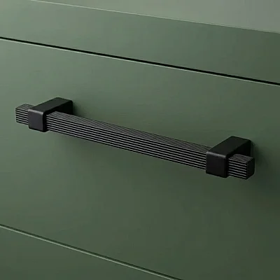 System Mobilya Kulbu Siyah Renk 320mm Kulp SY9223 0320 AL6-AL6 - 1