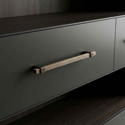 System Mobilya Kulbu Antik Renk 640mm Kulp (SY9223 0640 ABM-ABM) - System