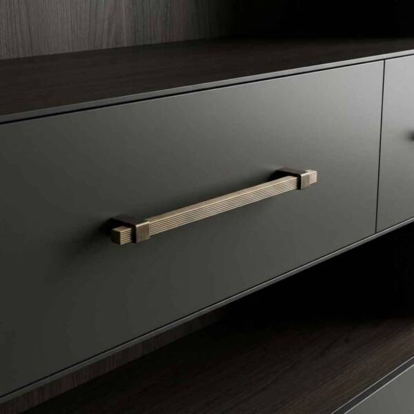 System Mobilya Kulbu Antik Renk 640mm Kulp (SY9223 0640 ABM-ABM) - 1