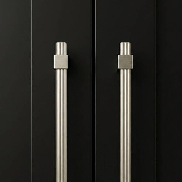 System Mobilya Kulbu Nikel Saten Renk 640mm (SY9223 0640 NB-NB) - 1