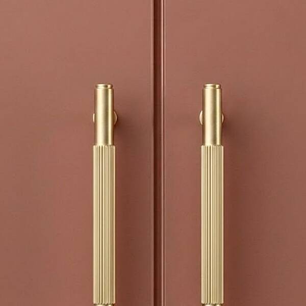 System Mobilya Kulbu Gold Branch Bronz Renk 640mm Kulp (SY9226 0640 GB-GB) - 1