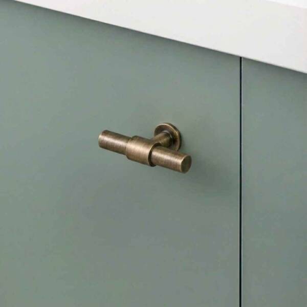 System Düğme Mobilya Kulbu Antik Renk 60mm Kulp (SY9236 0060 ABM-ABM) - 1