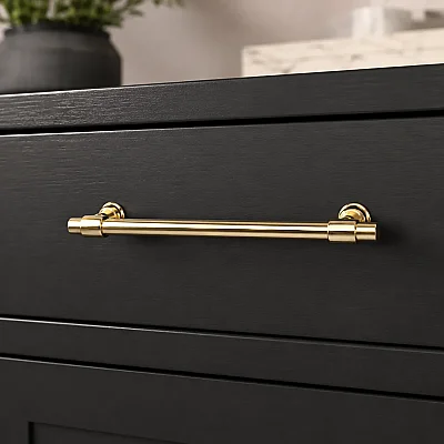 System Mobilya Kulbu Altın Renk 192mm Kulp (SY9236 0192 GL-GL) - 1