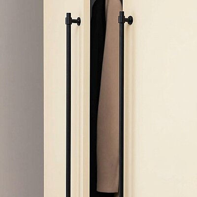 System Mobilya Kulbu Siyah Renk 640mm Kulp (SY9236 0640 AL6-AL6) - System