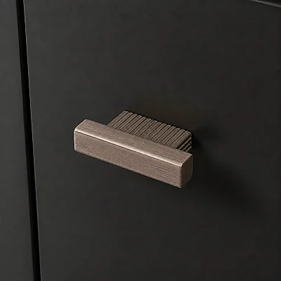 System Mobilya Kulbu Fırçalı Bronz Renk 60mm Kulp (SY9478 0060 ELX3-ELX3) - 1