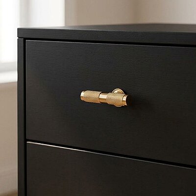 System Düğme Mobilya Kulbu Gold Renk 8mm Kulp (SY8996 0008 GL-GL) - System