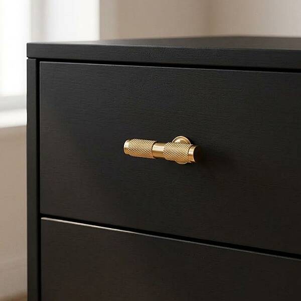 System Düğme Mobilya Kulbu Gold Renk 8mm Kulp (SY8996 0008 GL-GL) - 1
