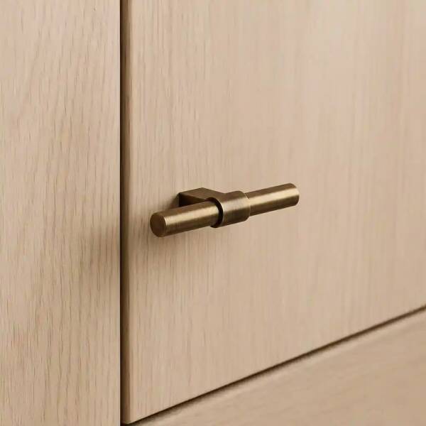 System Düğme Mobilya Kulbu Antik Sarı Renk Kulp (SY8770 0008 ABM-ABM) - 1