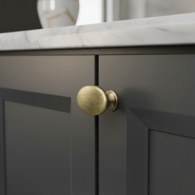 System Düğme Mobilya Kulbu Antik Renk 8mm Kulp (SY4322 0008 ABM) - System