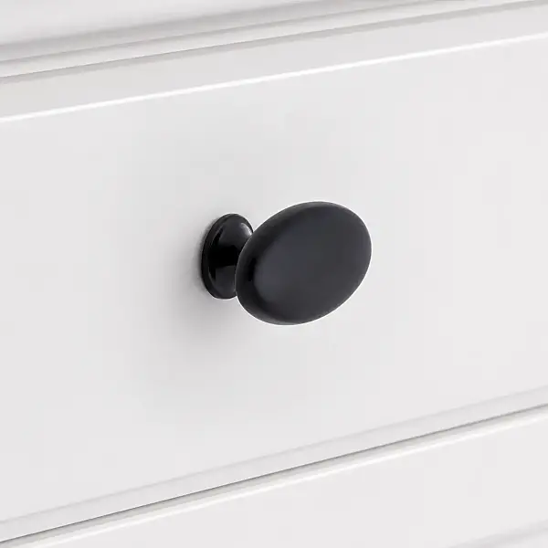 System Düğme Mobilya Kulbu Siyah Renk 8mm Kulp (SY4322 0008 AL6) - 1