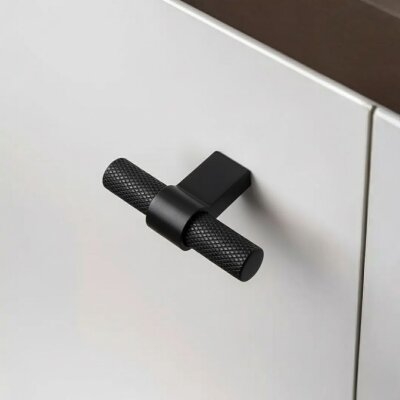 System Düğme Mobilya Kulbu Siyah Renk 8mm Kulp (SY8774 0008 AL6-AL6) - System