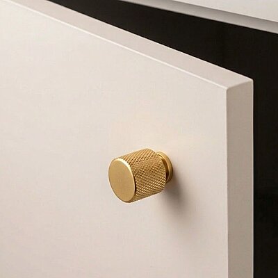 System Düğme Mobilya Kulbu Mat Altın Renk 8mm Kulp (SY1965 0008 BB) - System