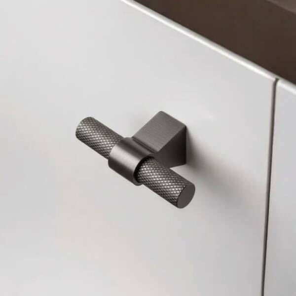 System Düğme Mobilya Kulbu Füme Renk 8mm Kulp (SY8774 0008 BBN-BBN) - 1