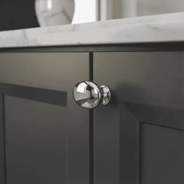 System Düğme Mobilya Kulbu Krom 8mm Kulp (SY4322 0008 CR) - 1