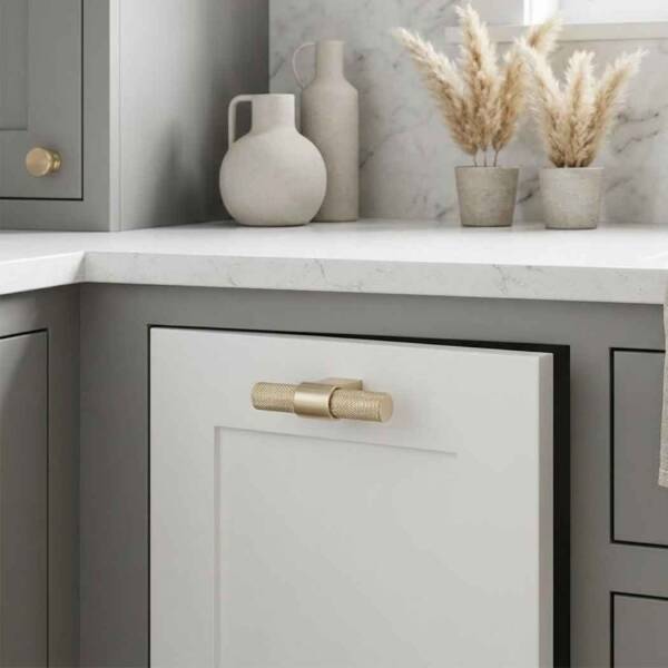 System Düğme Mobilya Kulbu Gold Renk 8mm Kulp (SY8774 0008 GL-GL) - 1