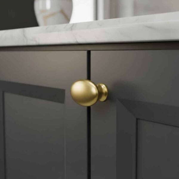 System Düğme Mobilya Kulbu Gold Renk 8mm Kulp (SY4322 0008 GL) - 1