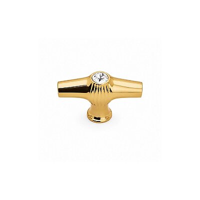 System Swarovski Taşlı Mobilya Kulpu Altın 8mm Kulp (SY4218 0008 GL-SW1) - System (1)