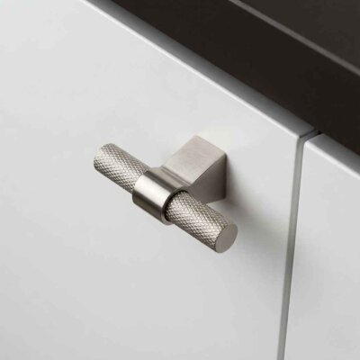 System Düğme Mobilya Kulbu Nikel Saten 8mm Kulp (SY8774 0008 NB-NB) - System