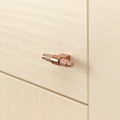 System Düğme Mobilya Kulbu Rose Renk 8mm Kulp (SY8772 0008 RS-RS) - System