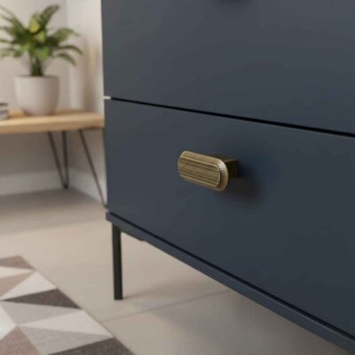 System Düğme Mobilya Kulbu Antik Sarı Renk 16mm Kulp (SY9006 0016 ABM) - System