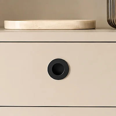 System Düğme Mobilya Kulbu Siyah Renk 16mm Kulp (SY7480 0016 AL6) - System (1)