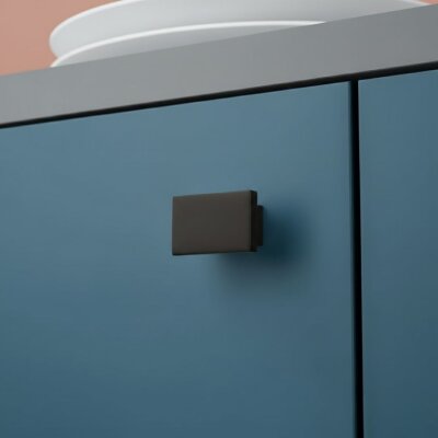 System Düğme Mobilya Kulbu Siyah Renk 16mm Kulp (SY4335 0016 AL6) - System