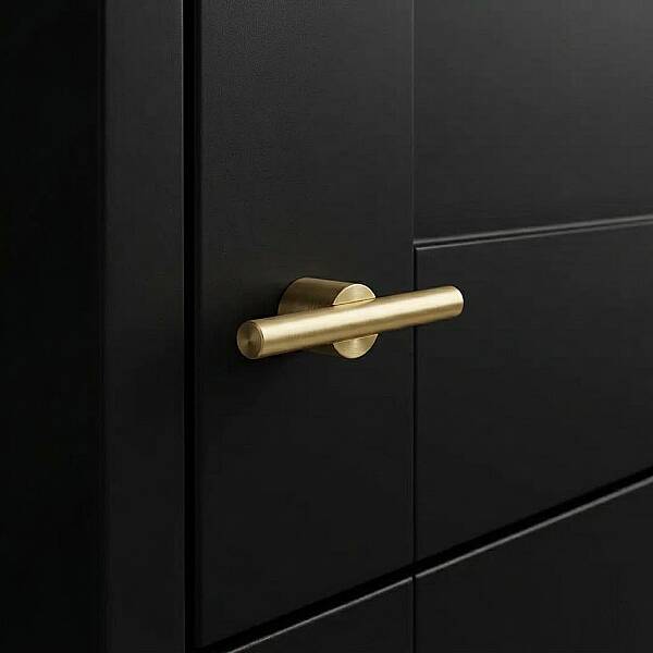 System Düğme Mobilya Kulbu Mat Altın 16mm Kulp (SY7415 0016 BB-BB) - 1