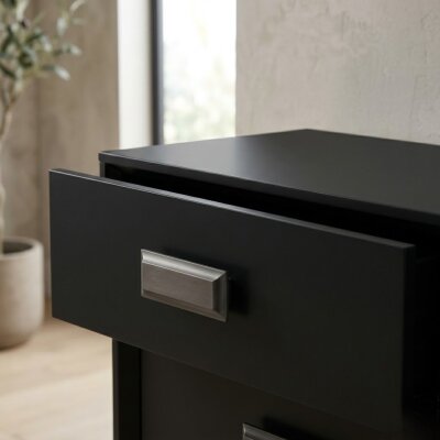 System Mobilya Kulbu Füme Renk 16mm Kulp (SY9086 0016 BBN) - 1