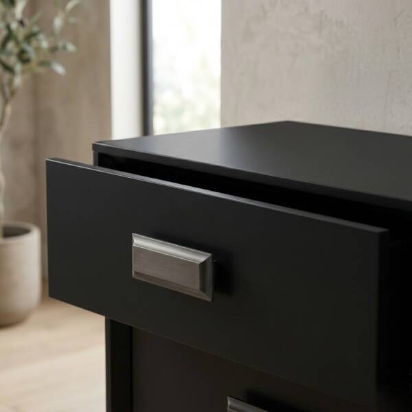 System Mobilya Kulbu Füme Renk 16mm Kulp (SY9086 0016 BBN) - 1