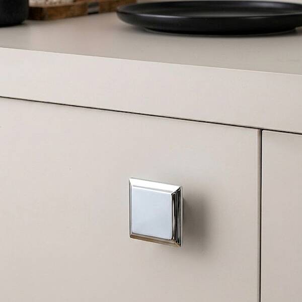 System Mobilya Kulbu Krom 16mm Kulp (SY9116 0016 CR) - 1