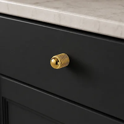 System Düğme Mobilya Kulbu Gold/Altın Renk 20mm Kulp (SY8935 0020 GL) - 1