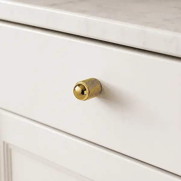 System Düğme Mobilya Kulbu Gold/Altın Renk 20mm Kulp (SY8935 0020 GL) - 2