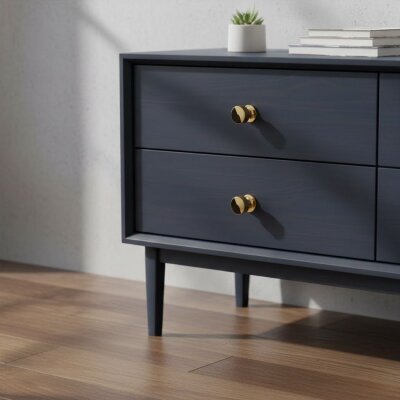 System Düğme Mobilya Kulbu Gold Renk 26mm Kulp (SY1975 0026 GL) - 3