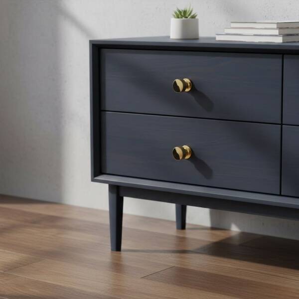 System Düğme Mobilya Kulbu Gold Renk 26mm Kulp (SY1975 0026 GL) - 3