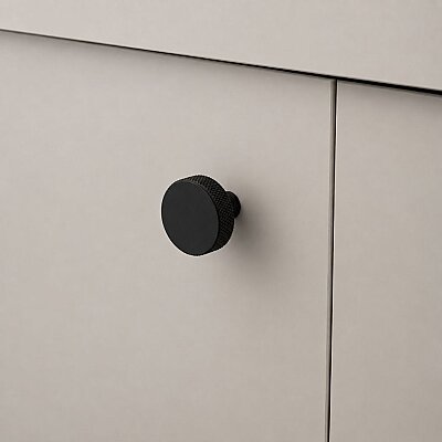 System Düğme Mobilya Kulbu Siyah Renk 32mm Kulp (SY1980 0032 AL6) - System (1)