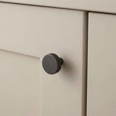 System Düğme Mobilya Kulbu Füme Renk 32mm Kulp (SY1980 0032 BBN) - System