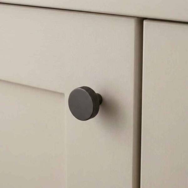 System Düğme Mobilya Kulbu Füme Renk 32mm Kulp (SY1980 0032 BBN) - 1