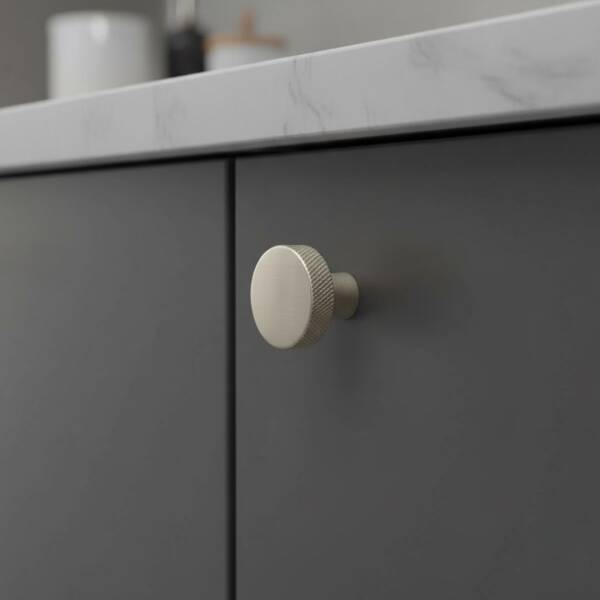 System Düğme Mobilya Kulbu Nikel Saten 32mm Kulp (SY1980 0032 NB) - 1