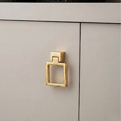 System Halka Mobilya Kulbu Gold 47mm (SY4636 0047 GL-GL) - System