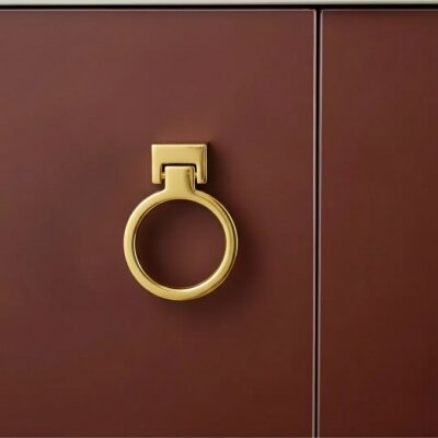 System Mobilya Kulbu Halka Altın 50mm Kulp (SY4624 0050 GL-GL) - System