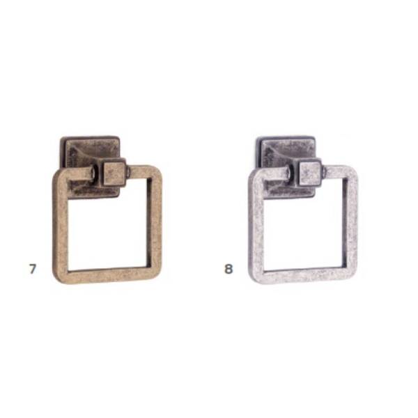 System Mobilya Antik Gümüş 50mm Kulp (SY3153 0050 OSM-OSM) - 3