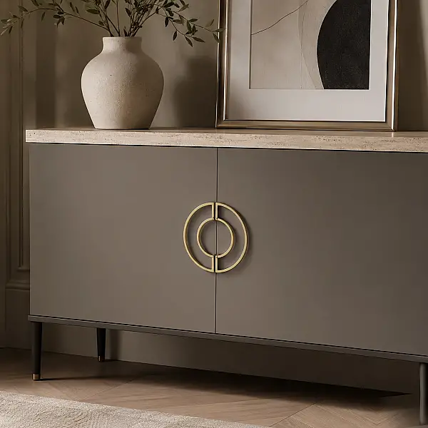 System Mobilya Kulbu Gold/Altın Renk 64mm Kulp (SY4700 0064 GL) - 2