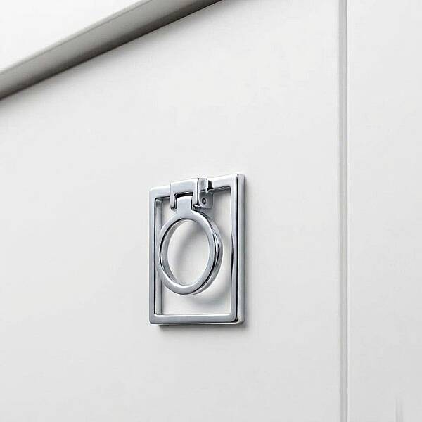 System Mobilya Kulbu Halka Krom74mm Kulp (SY4622 0074 CR-CR) - 1